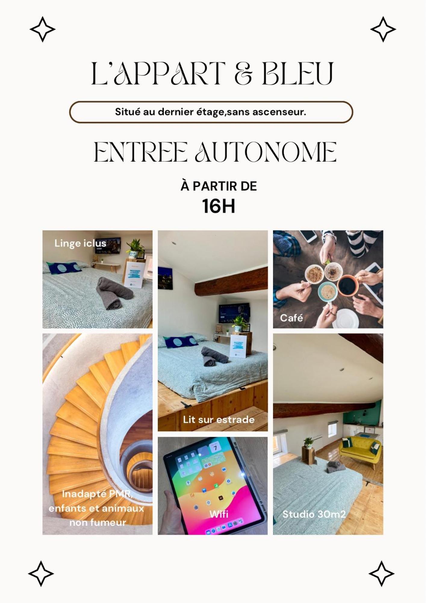 Apartmán La Cachette Des Poutres LʼArbresle Exteriér fotografie